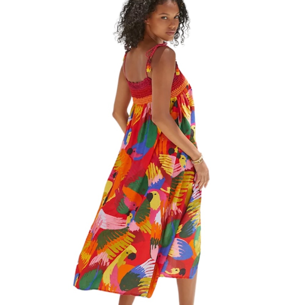 Farm Rio Cover-Up Midi Dress Large